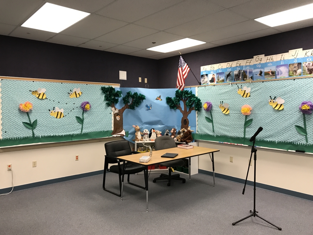 The scene is set - will you be with us at the Malheur County Spelling Bee? Tomorrow at 8:00!